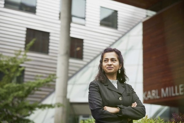 student look toward tomorrow