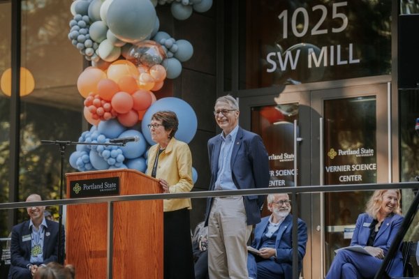 student working in art studio