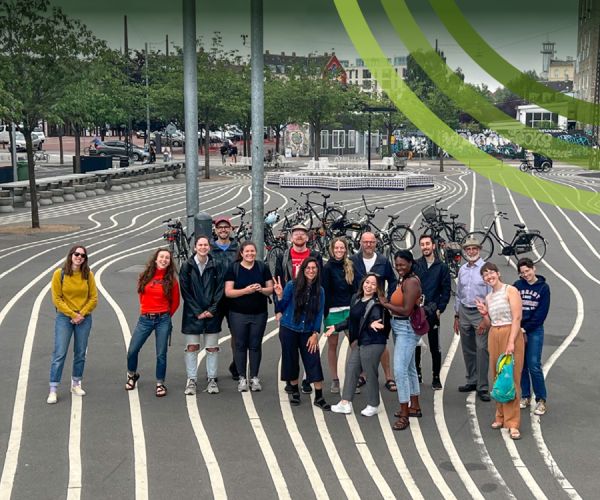 Students sponsored to study in Denmark by the Seattle-based Scan Design Foundation.