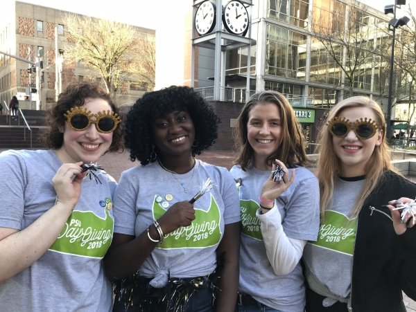 PSUF students celebrate PSU Day of Giving